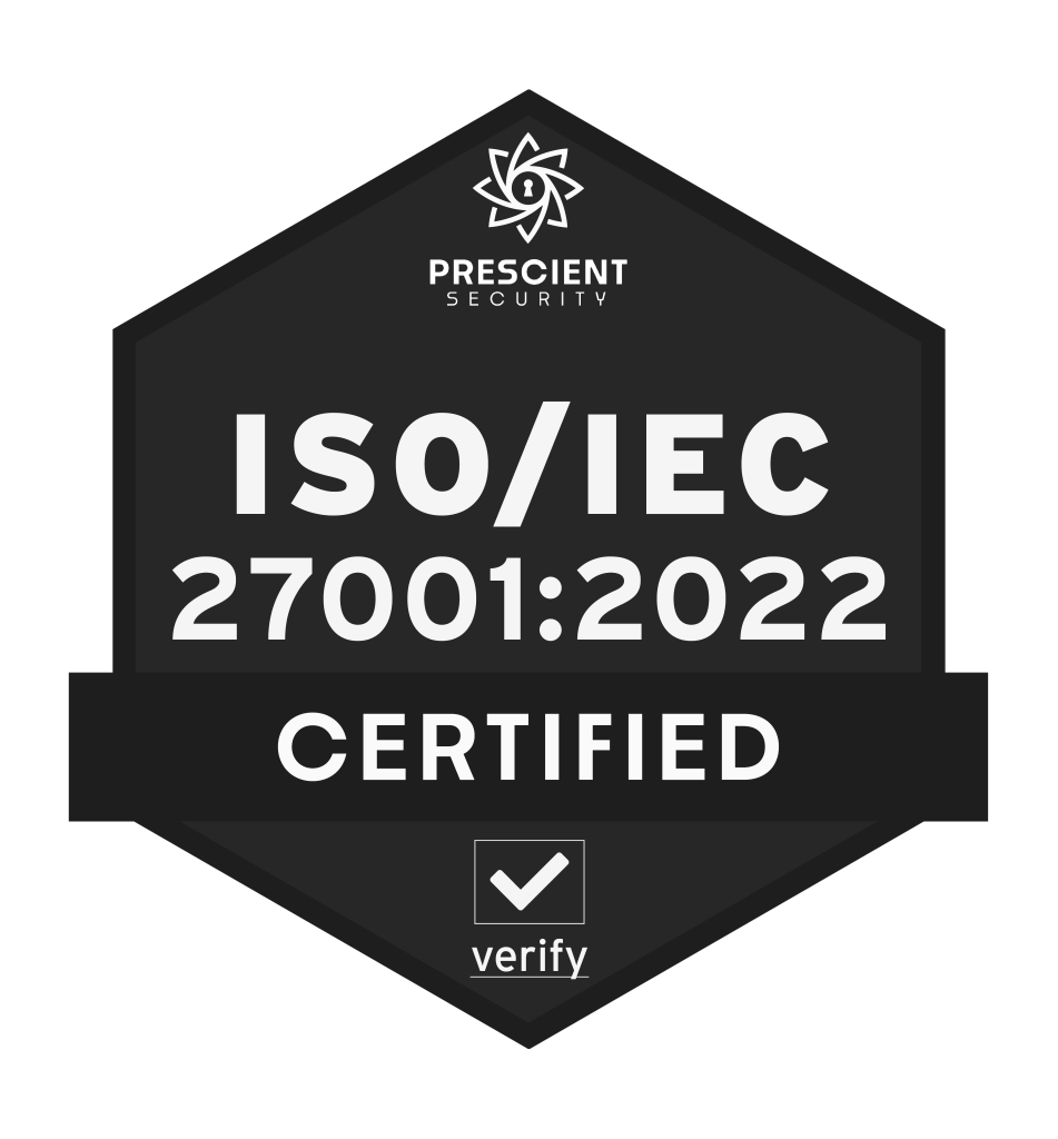 通过 ISO/IEC 27001 认证